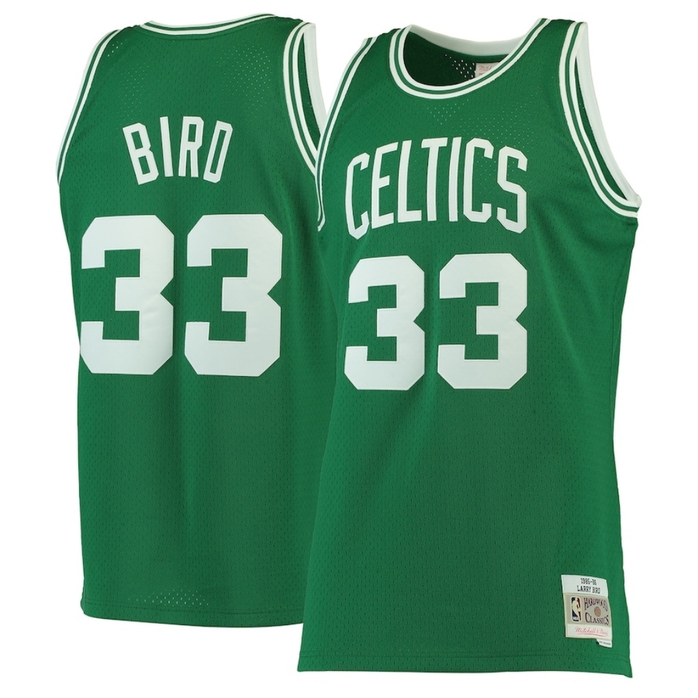 Larry Bird Boston Celtics Mitchell & Ness 85-86 Hardwood Classic Swingman Jersey